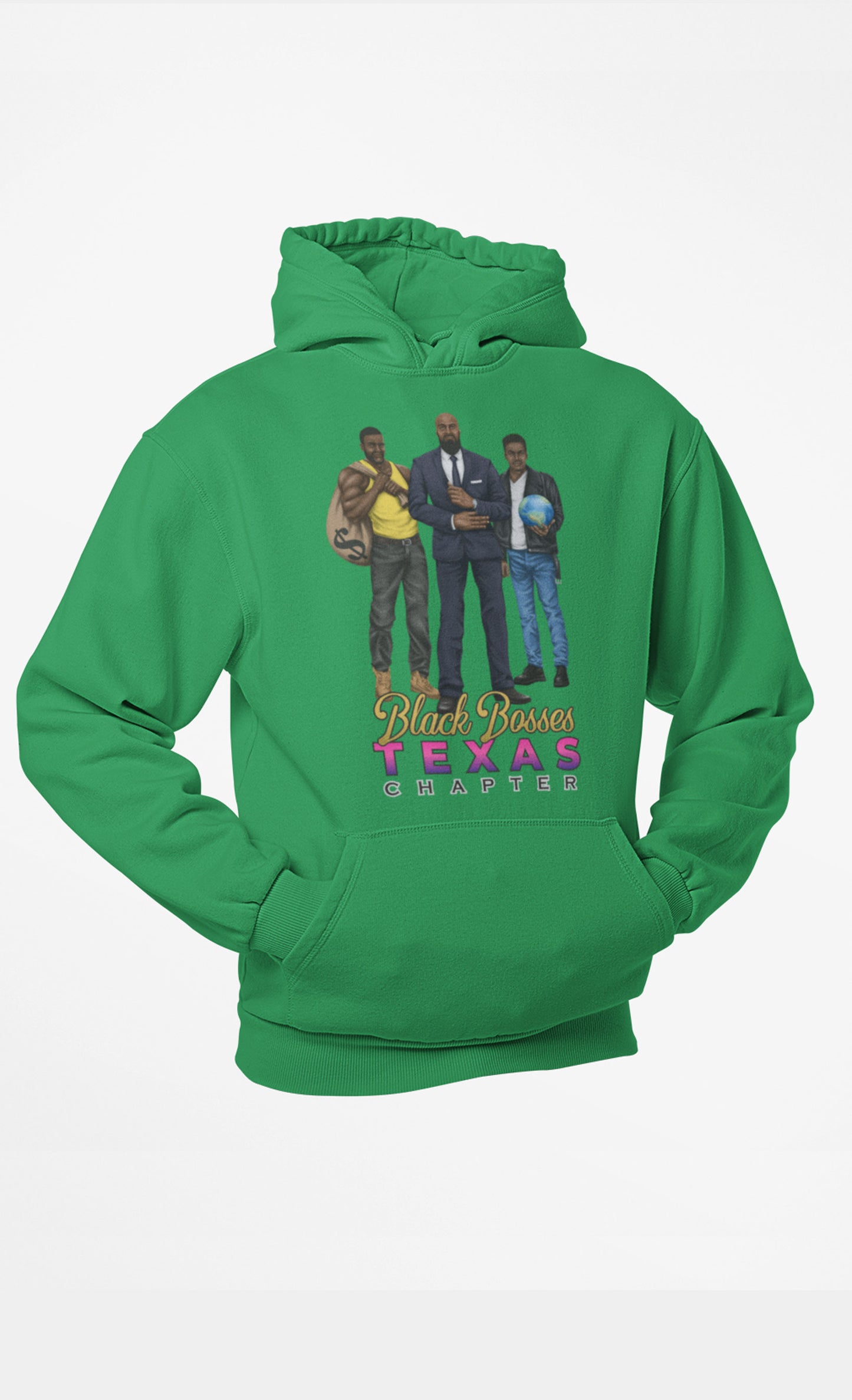 GRT - Black Bosses Texas Hoodie  Style II