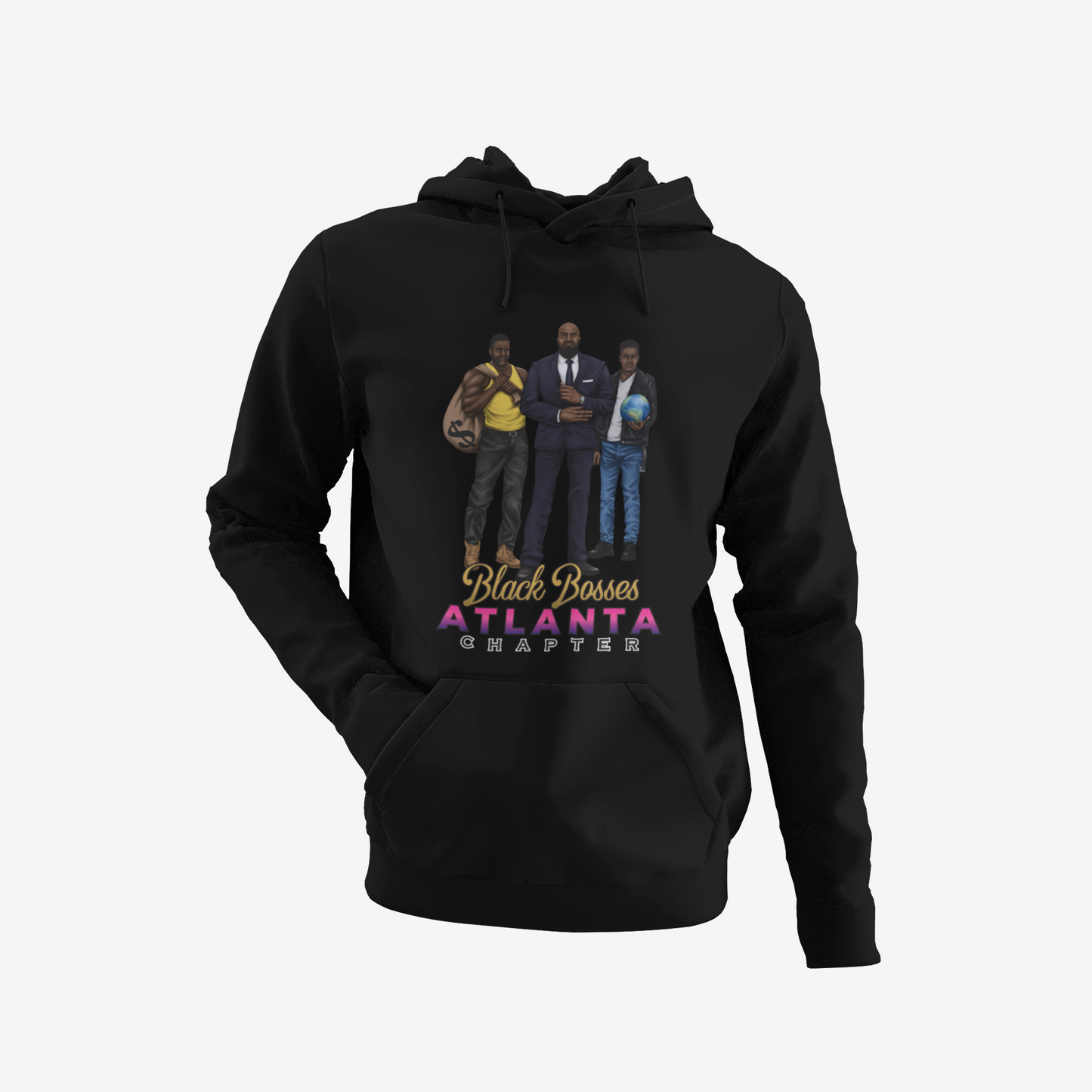 GRT- Black Bosses Atlanta Hoodie Style II