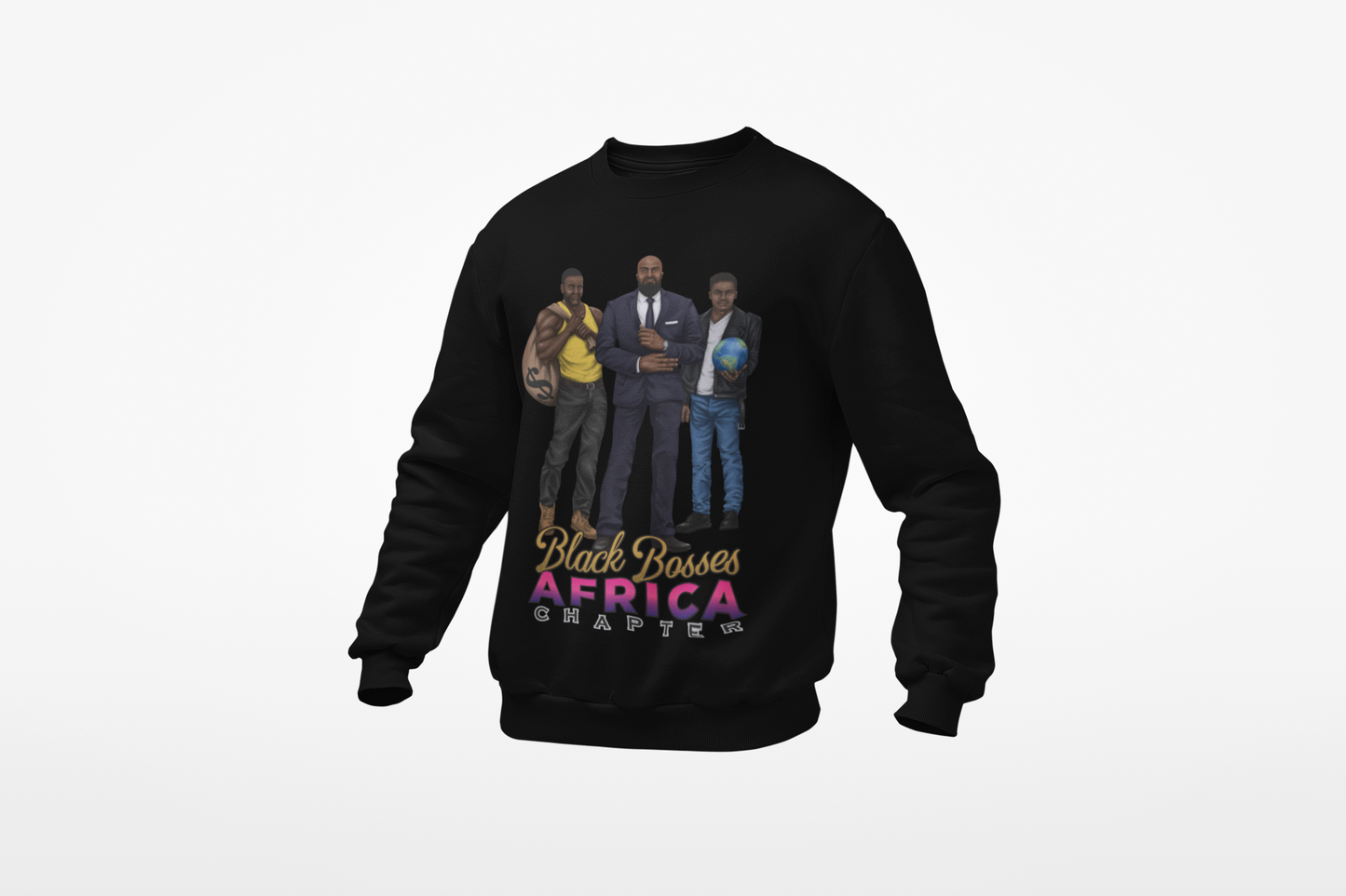 GRT - Black Bosses Africa Sweatshirt Style II