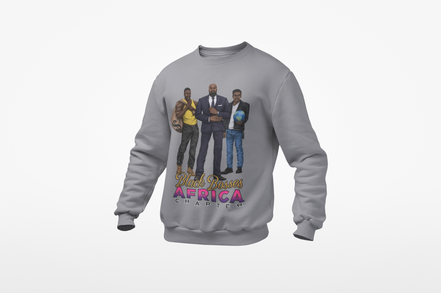 GRT - Black Bosses Africa Sweatshirt Style II