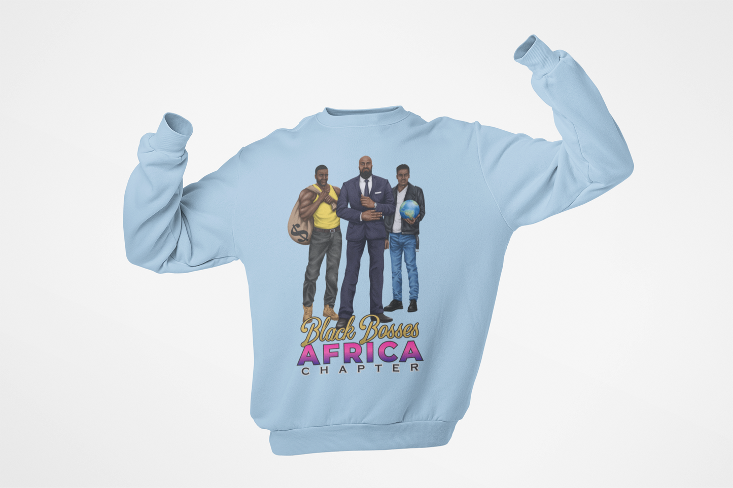 GRT - Black Bosses Africa Sweatshirt Style II