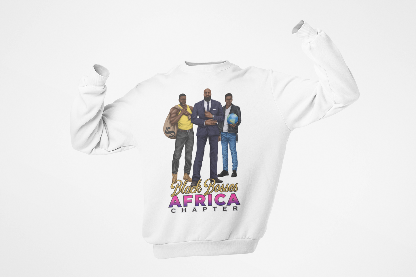 GRT - Black Bosses Africa Sweatshirt Style II