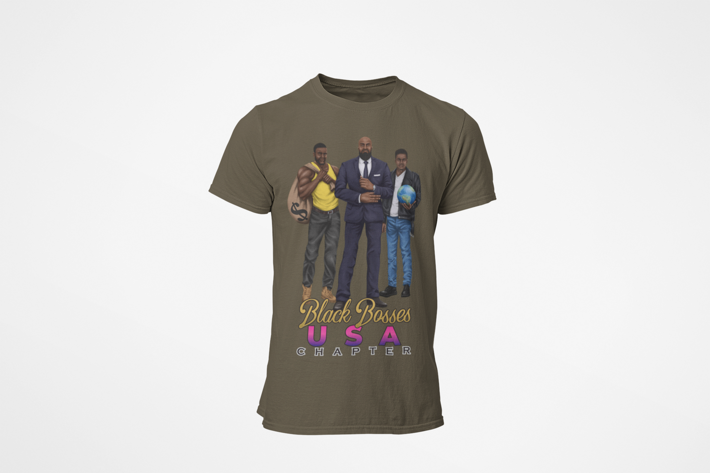 GRT Black Bosses USA T-Shirt Style II